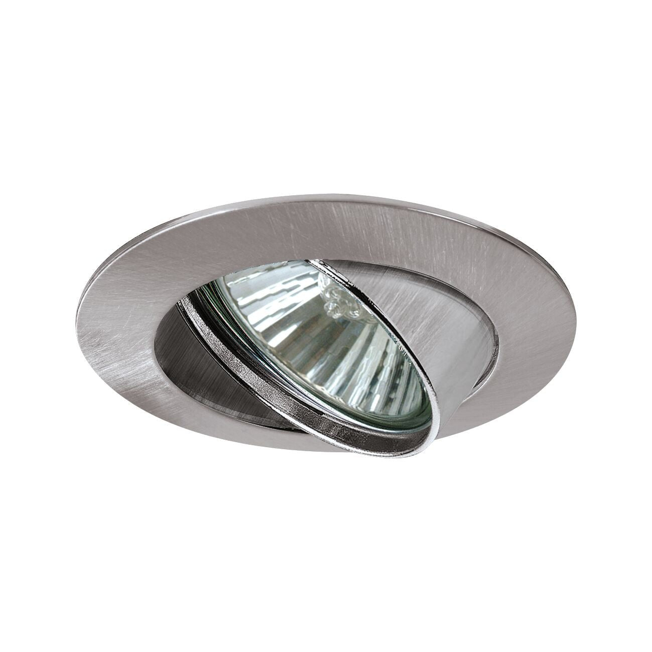 Premium Einbauleuchte rund 83mm 30° GU10 max. 50W 230V dimmbar Eisen gebürstet - Paulmann - 98878