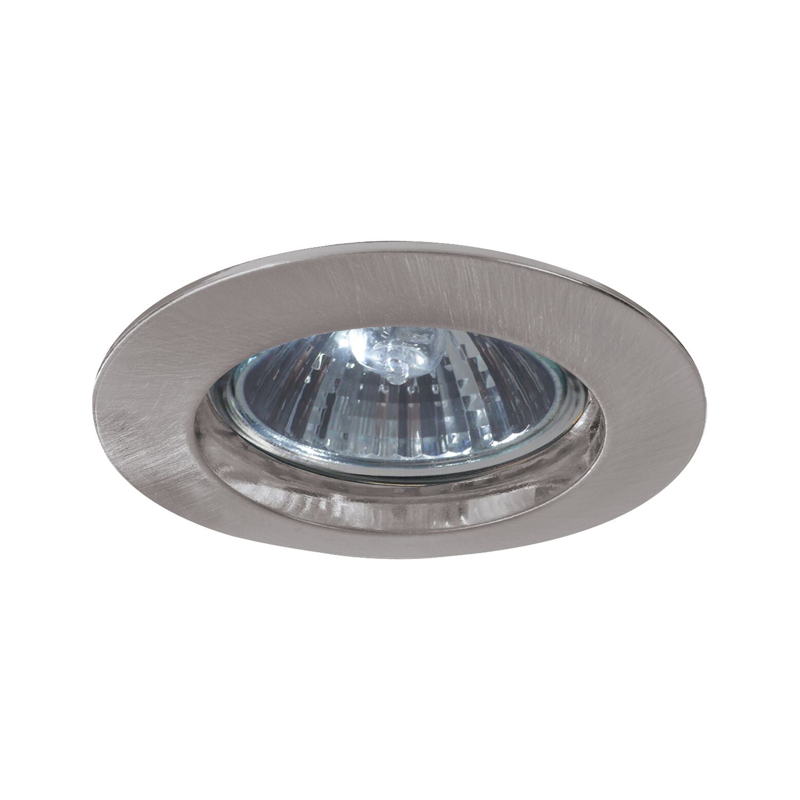 Premium LED Einbauleuchte IP44 rund 79mm GU10 max. 50W 230V dimmbar Eisen gebürstet - Paulmann - 5796