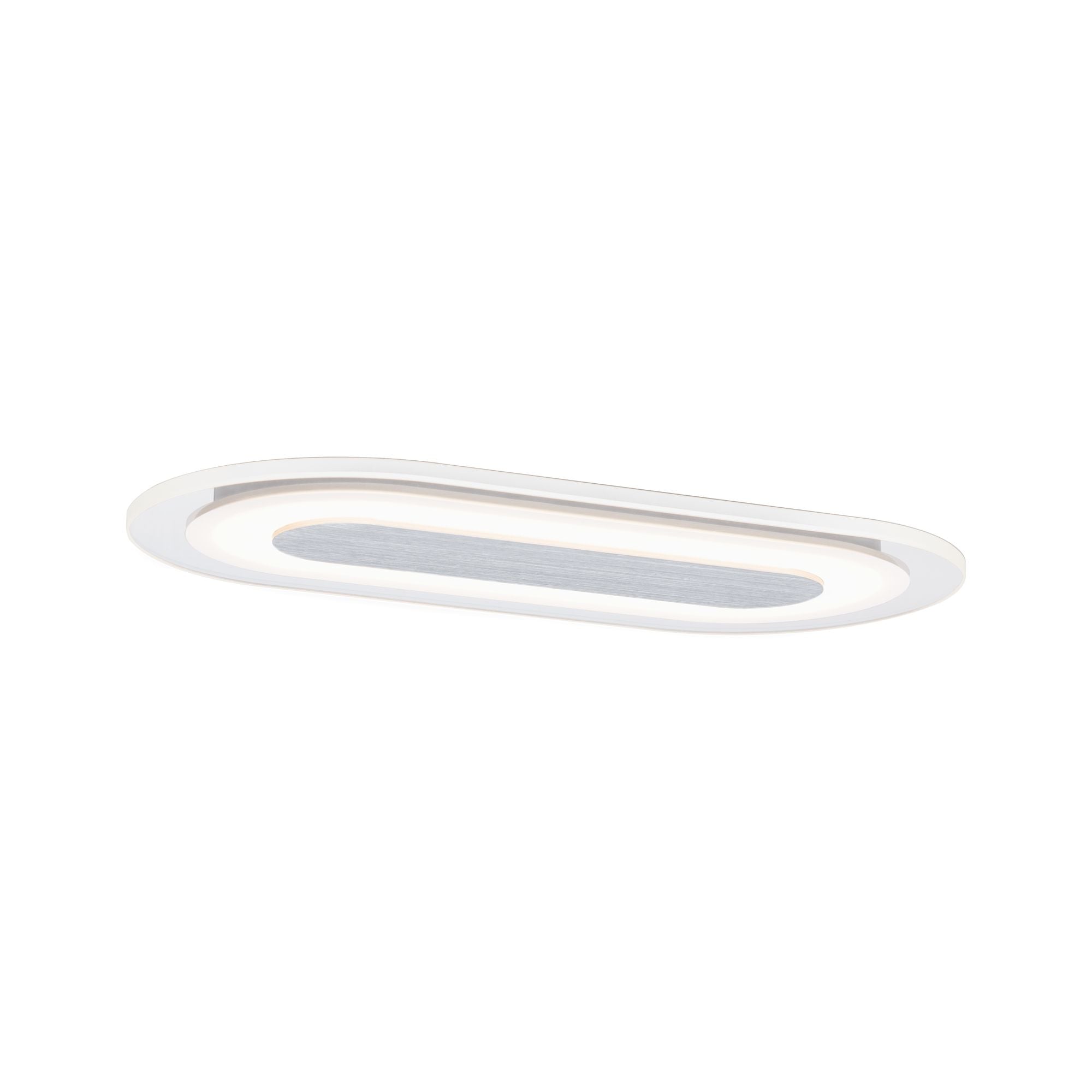 Premium Whirl Einzelleuchte rund 230x115mm 5,8W 220lm 230V dimmbar 3000K Alu gedreht/Satin - Paulmann - 92908
