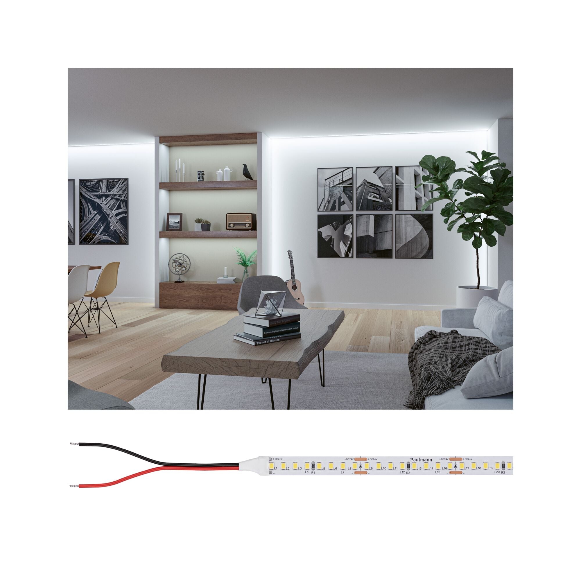 Pro Strip Silver P150 865 5m 50W 1550lm/m 160 LEDs/m 6500K - Paulmann - 76024