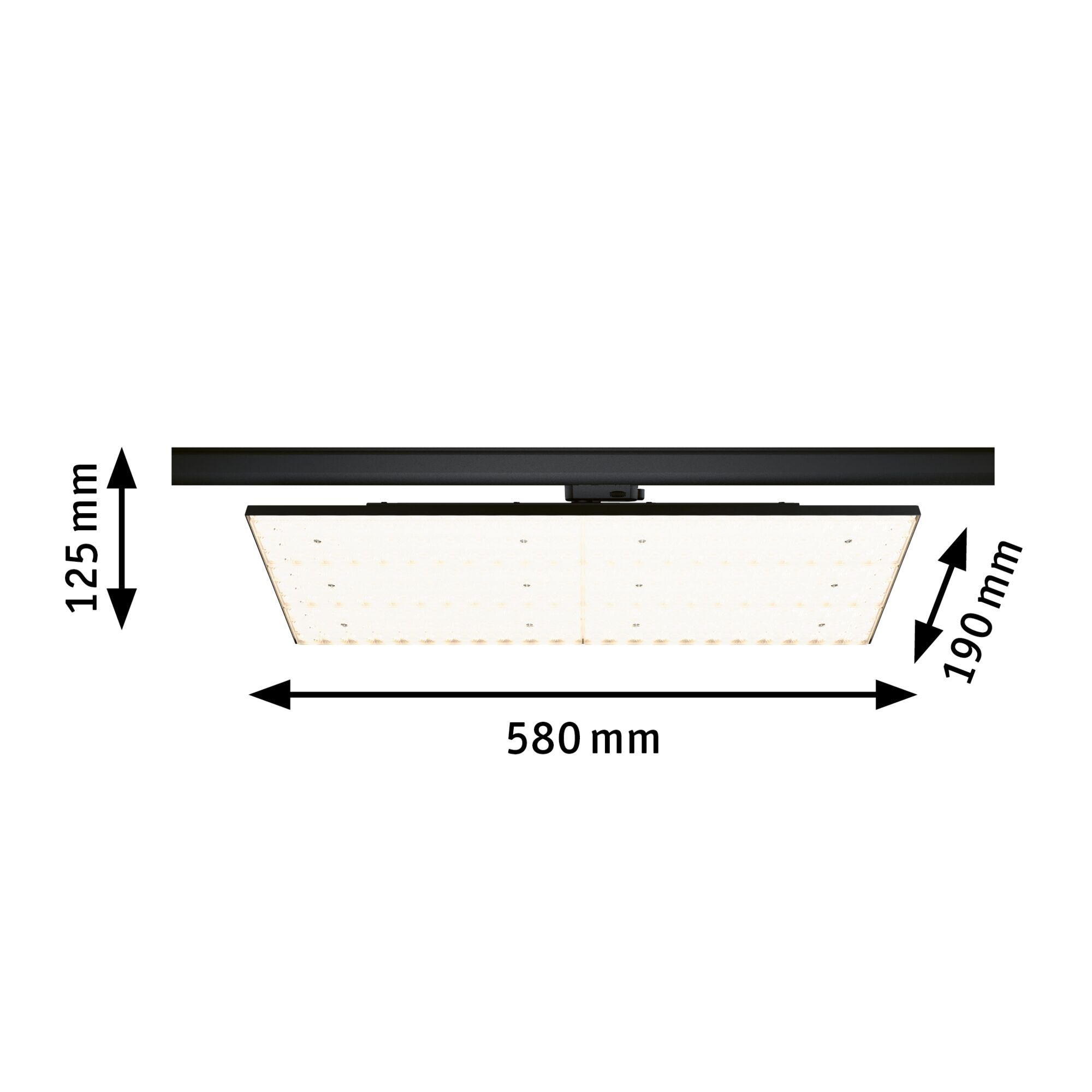 ProRail3 Deck 6600lm 75W 3000K 230V Schwarz - Paulmann - 96582