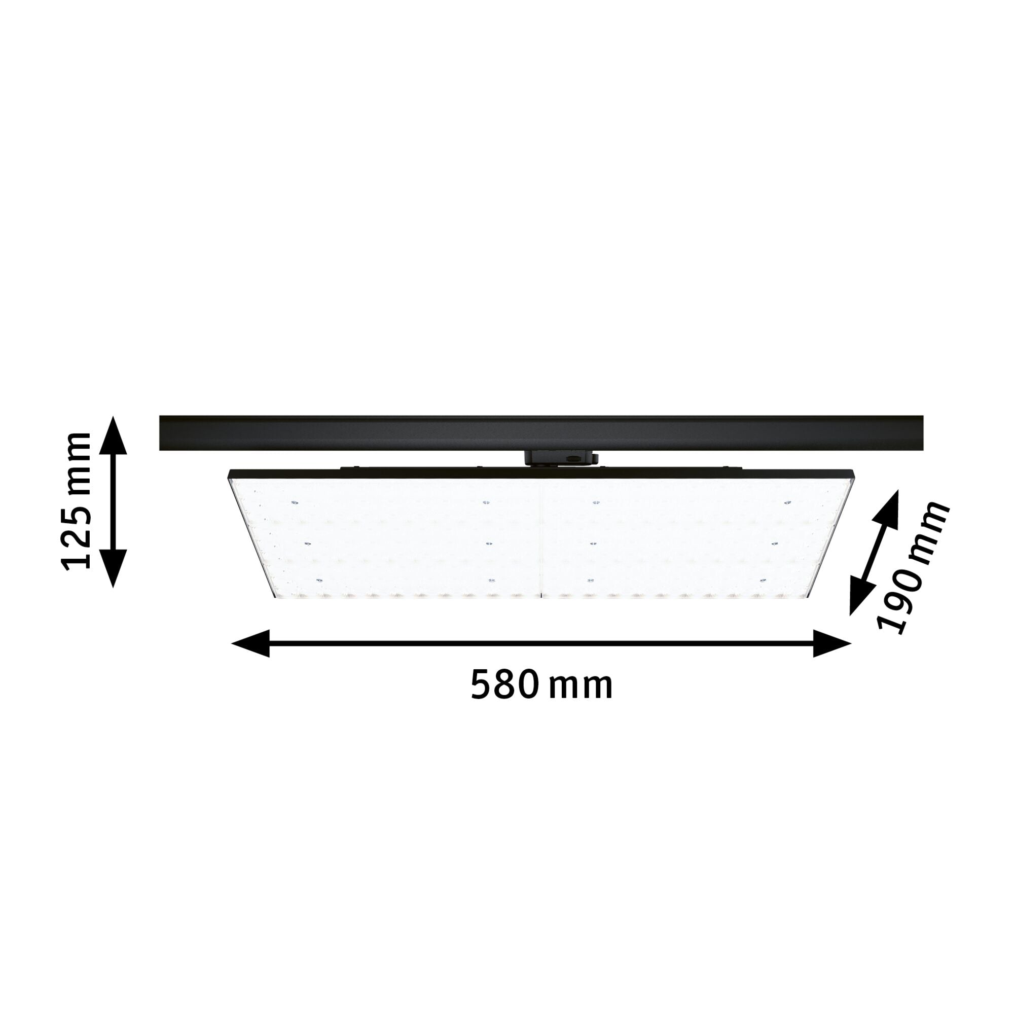 ProRail3 Deck 7000lm 75W 4000K 230V Schwarz - Paulmann - 96583