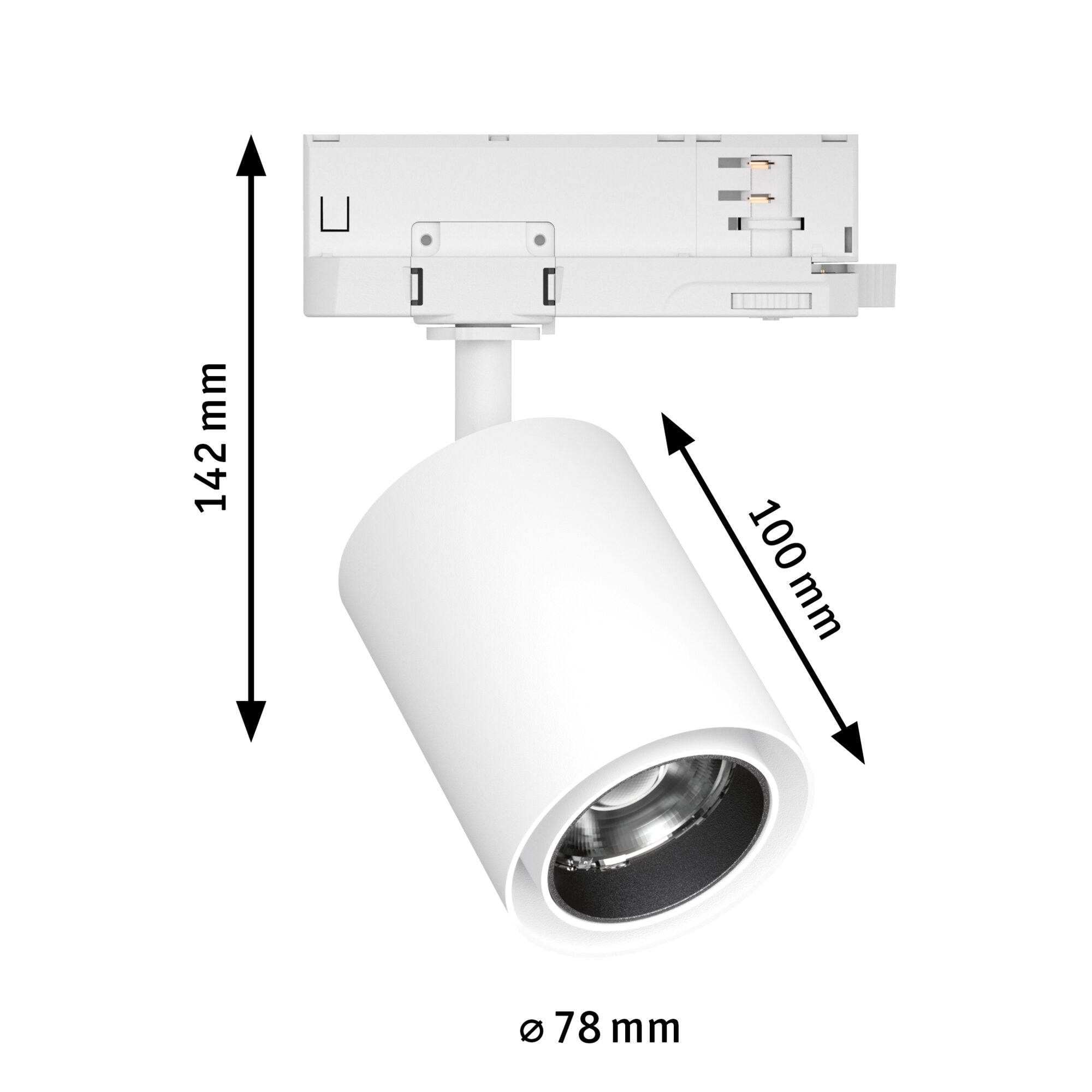 ProRail3 Kratos 36° 2000lm 18,5W 3000K 230V Weiß - Paulmann - 96547