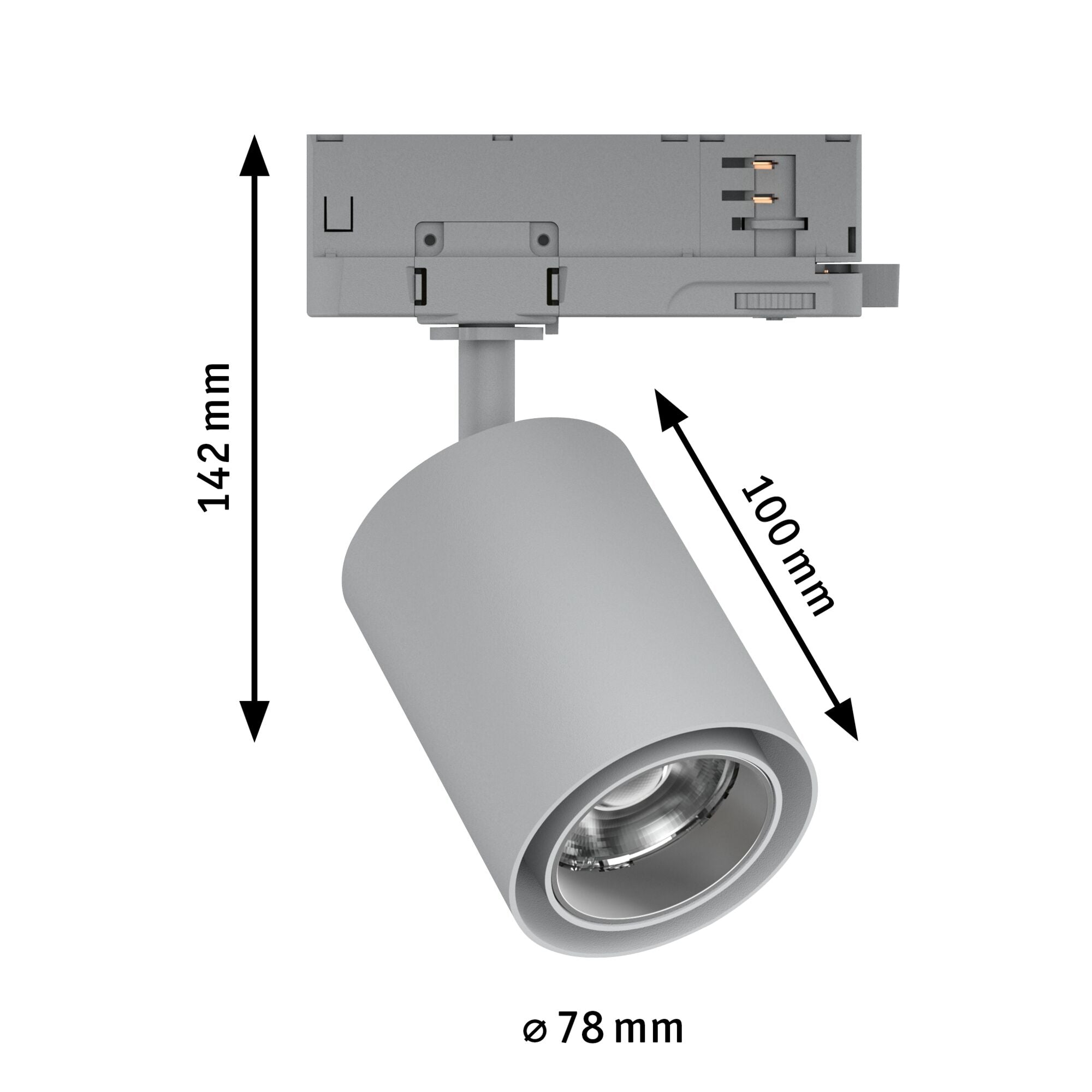 ProRail3 Kratos 36° 2000lm 18,5W 4000K 230V Silber - Paulmann - 96552