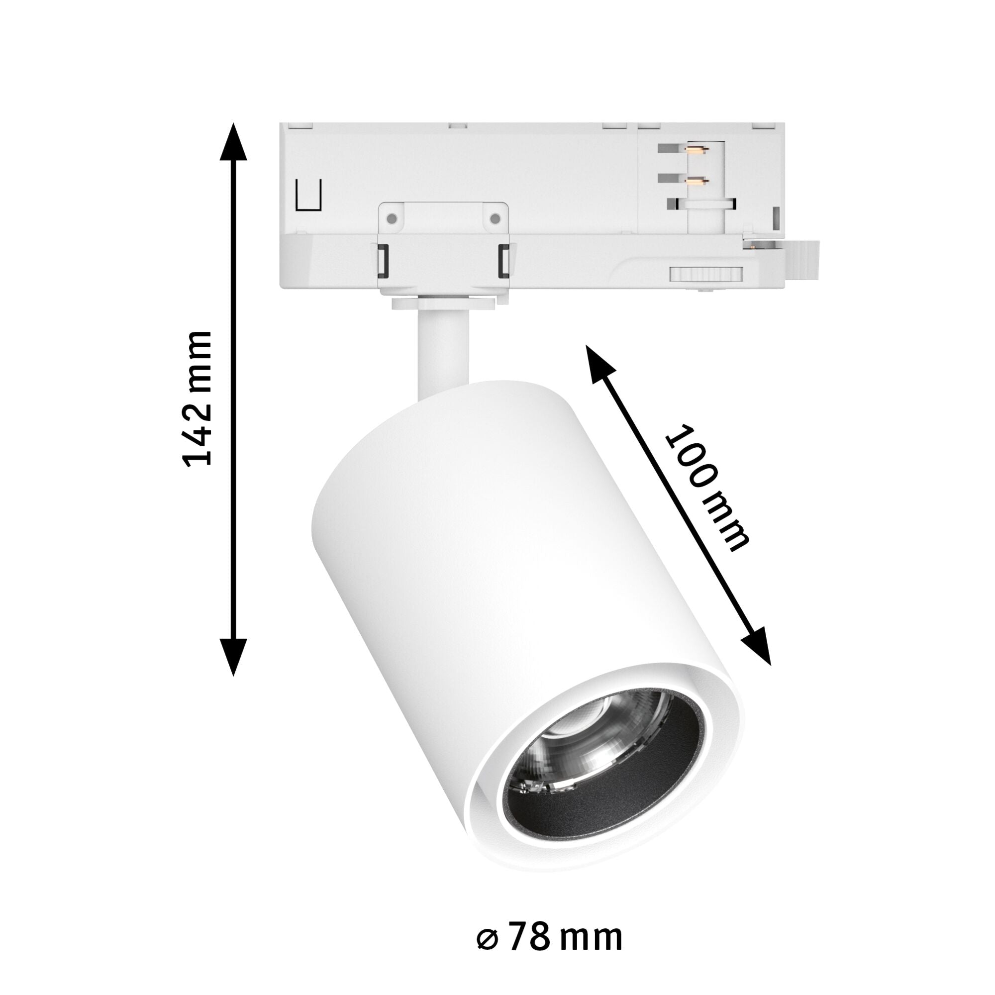 ProRail3 Kratos 36° 2000lm 18,5W 4000K 230V Weiß - Paulmann - 96553