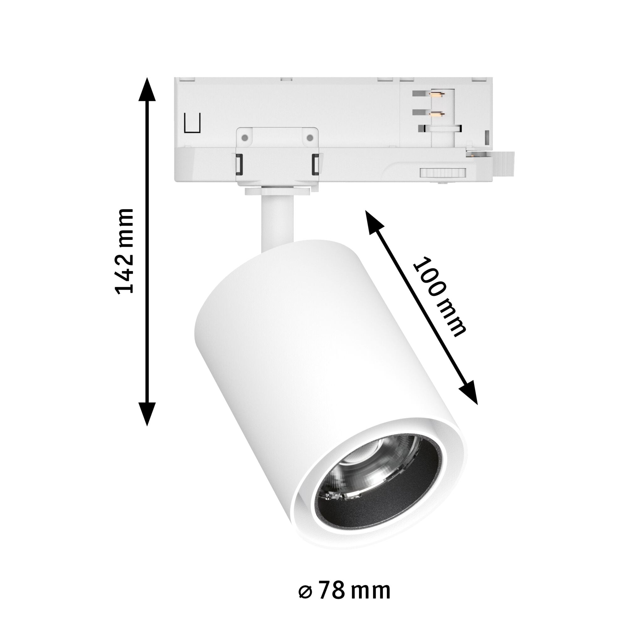 ProRail3 Kratos 36° 3100lm 25W 4000K 230V Weiß - Paulmann - 96577