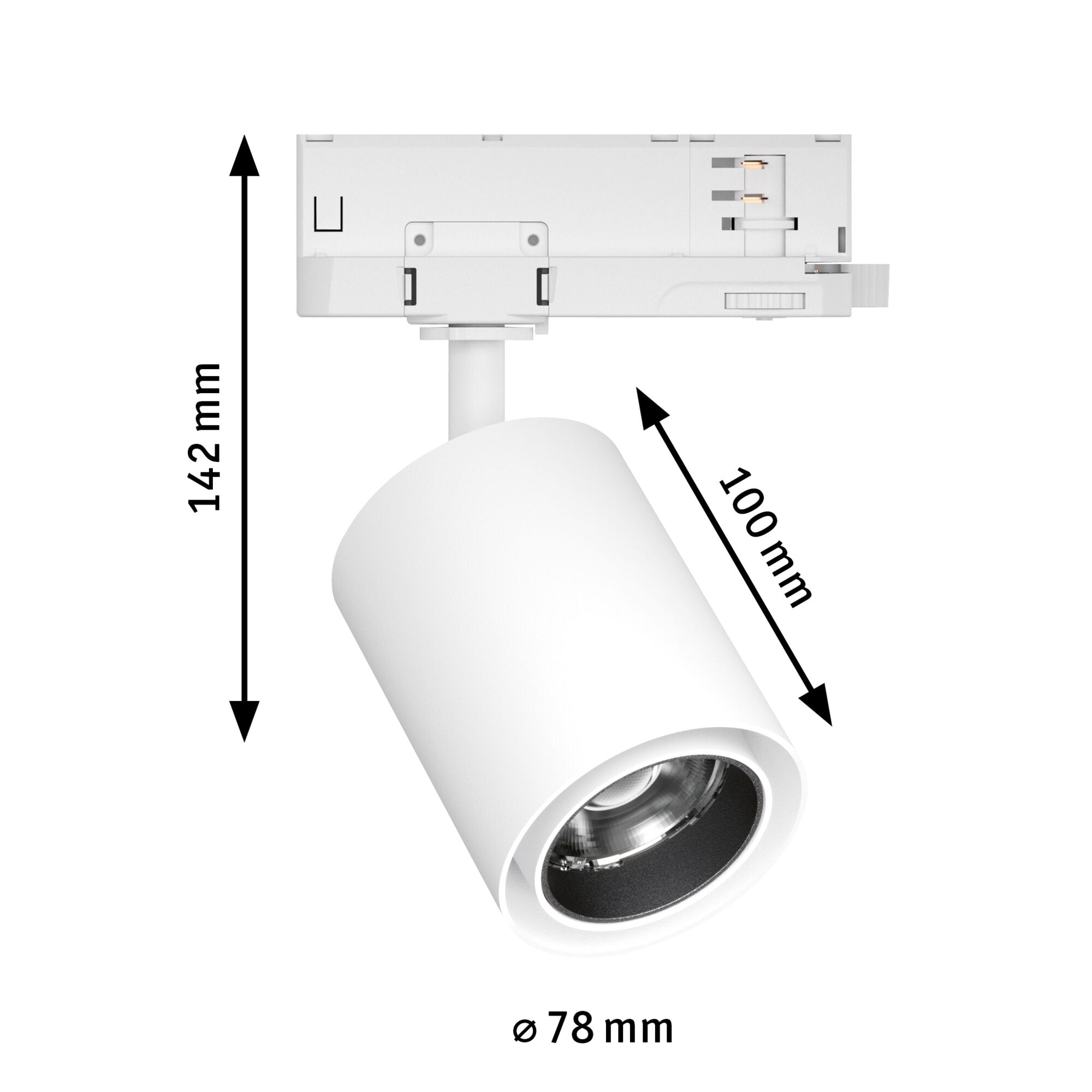 ProRail3 Kratos 50° 2000lm 18,5W 4000K 230V Weiß - Paulmann - 96556