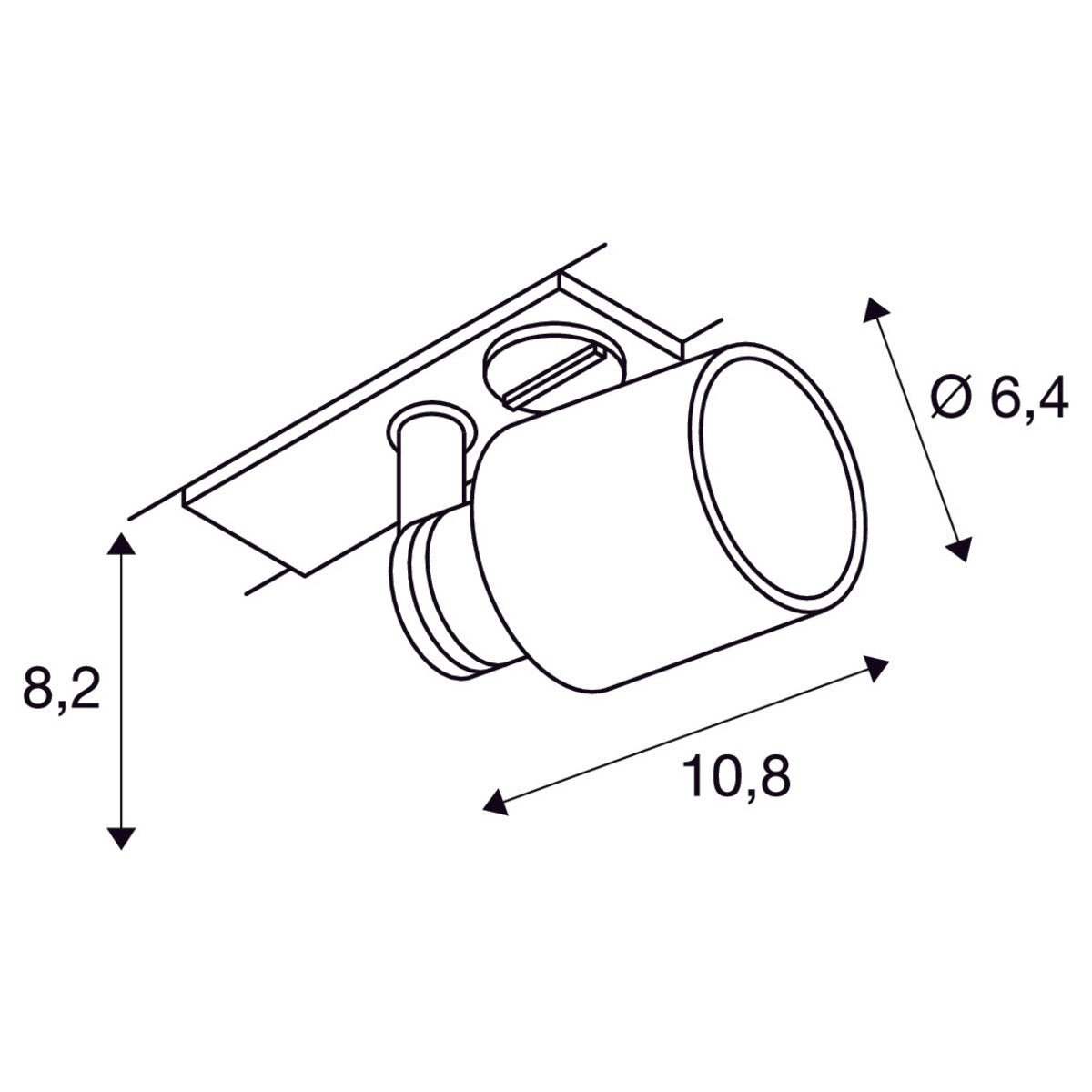 PURI TRACK QPAR51 schwarz 50 W - SLV - 1001868