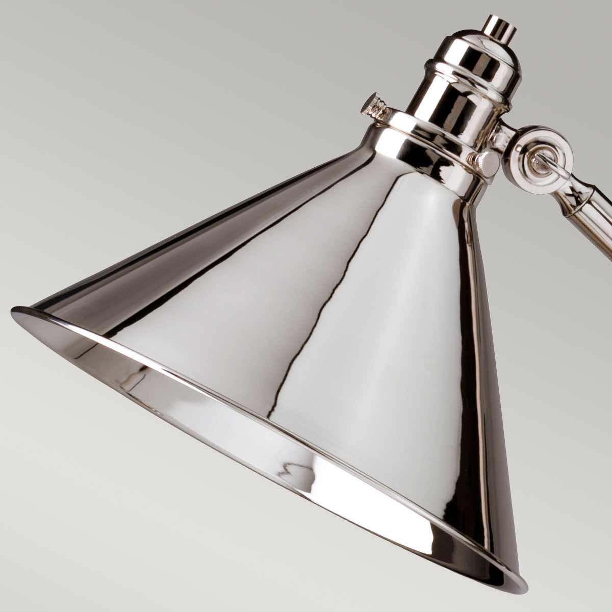 Provence 1-flammige Stehlampe - Poliertes Nickel