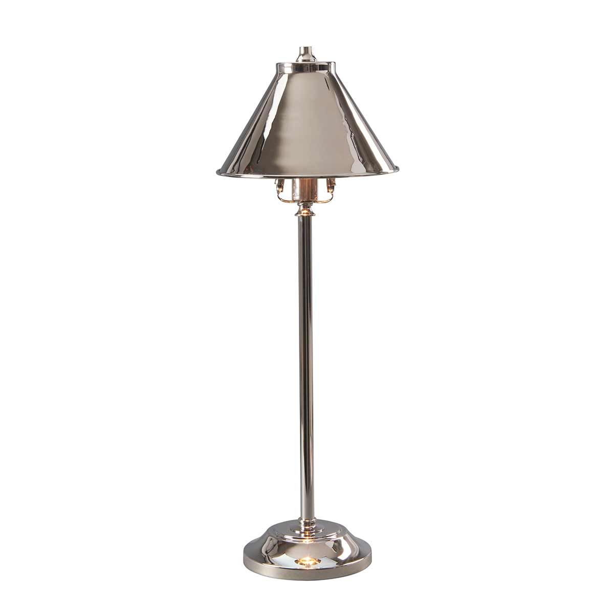 Stablampe „Provence“ mit 1 Licht, poliertes Nickel