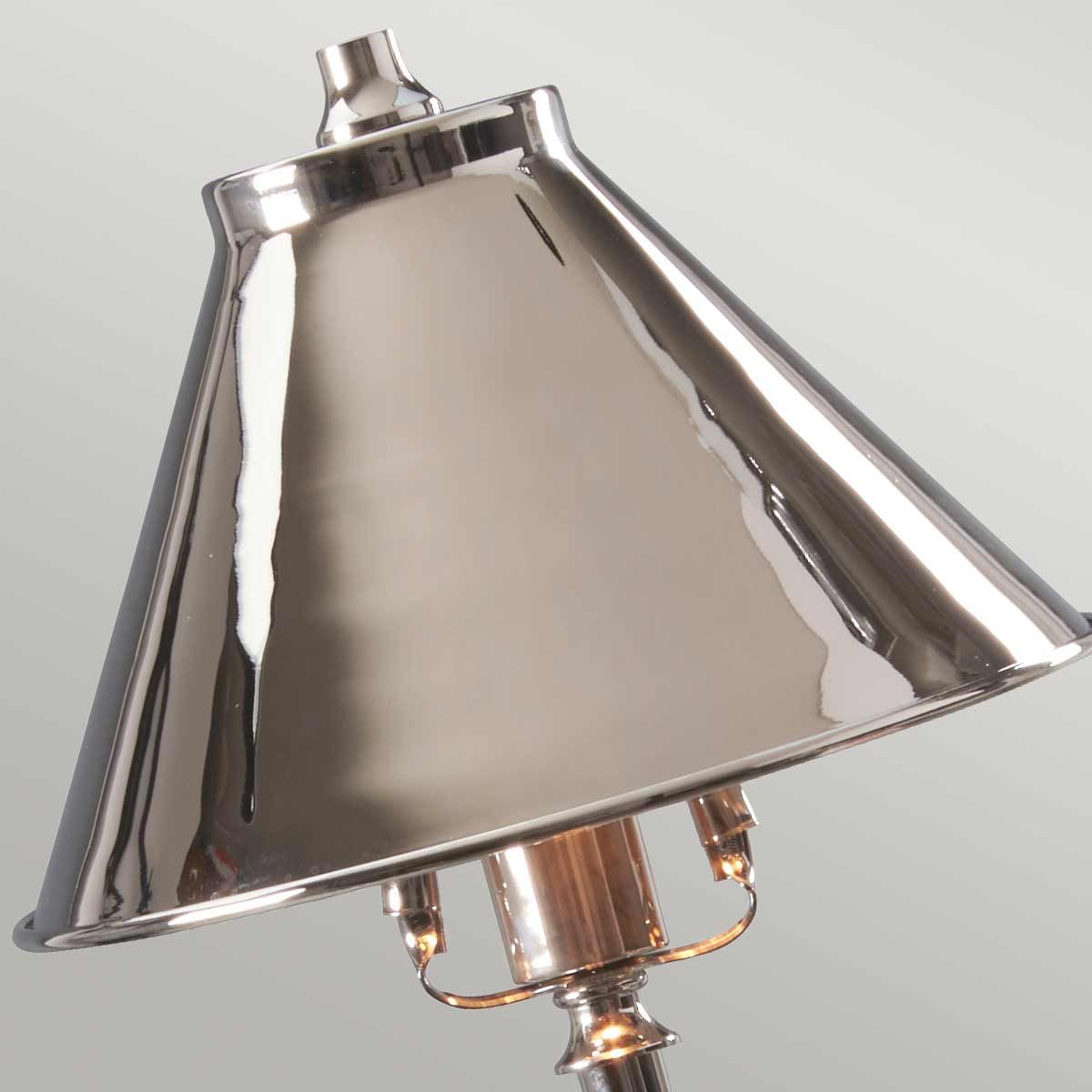 Stablampe „Provence“ mit 1 Licht, poliertes Nickel