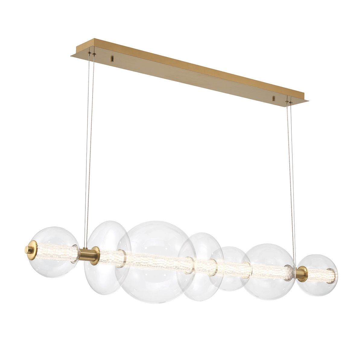 Atomo 7-flammige lineare Pendelleuchte