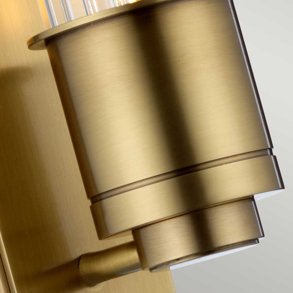 Wellington Wandleuchte 1-flammig IP44 – Aged Brass