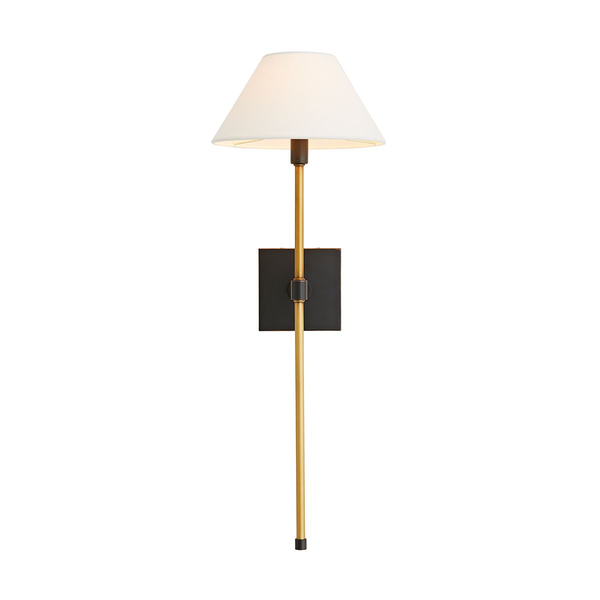 Arteriors Havana Wandleuchte 1-flammig in Bronze und Antikmessing