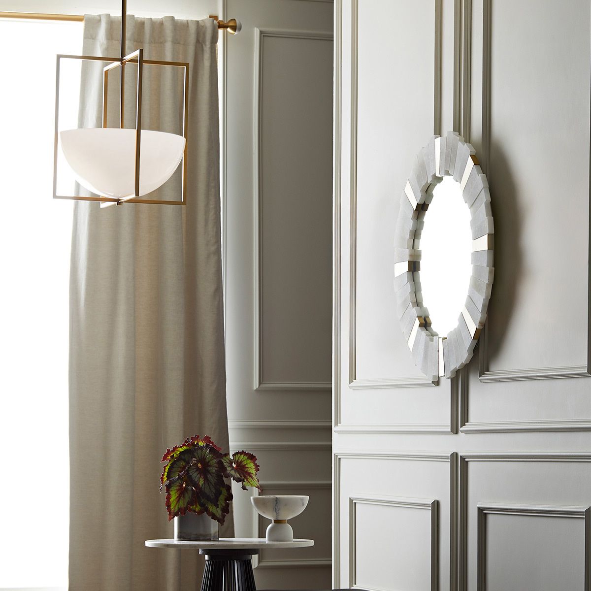 Arteriors Royce Pendelleuchte 2-flammig in Antikmessing