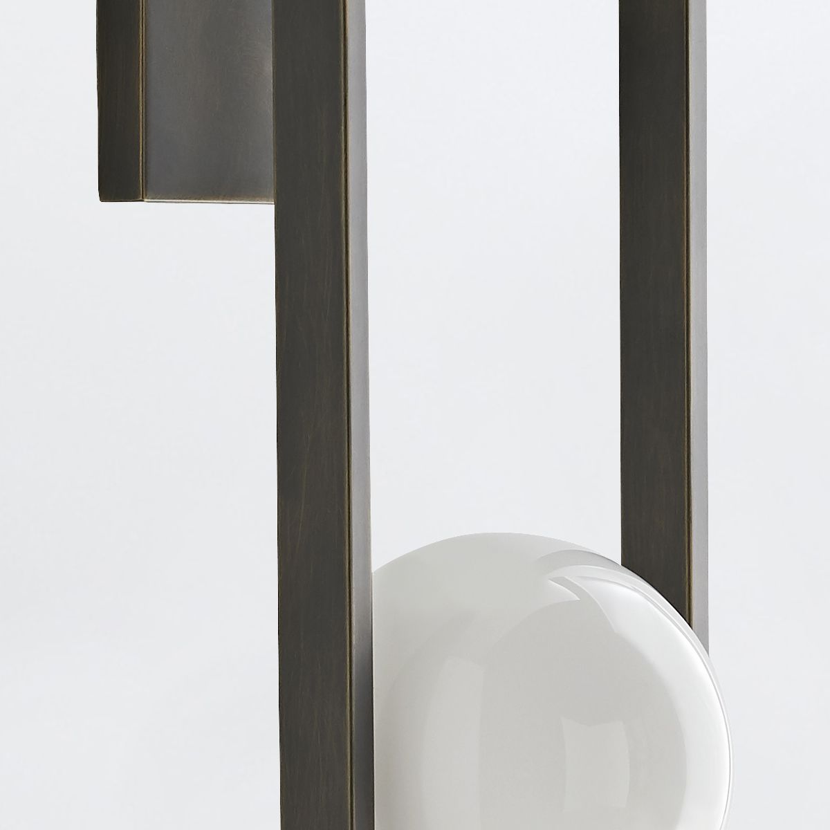 Arteriors Trapeze Wandleuchte 1-flammig in gealterte Bronze