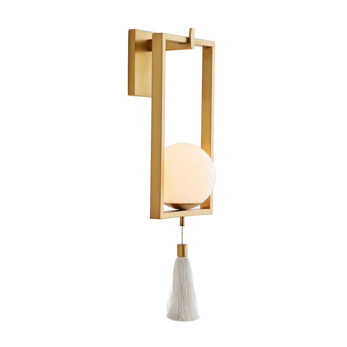 Arteriors Trapeze Wandleuchte 1-flammig in Antikmessing