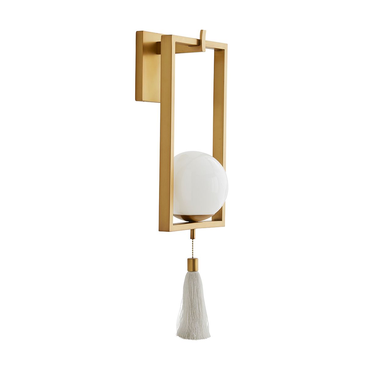 Arteriors Trapeze Wandleuchte 1-flammig in Antikmessing