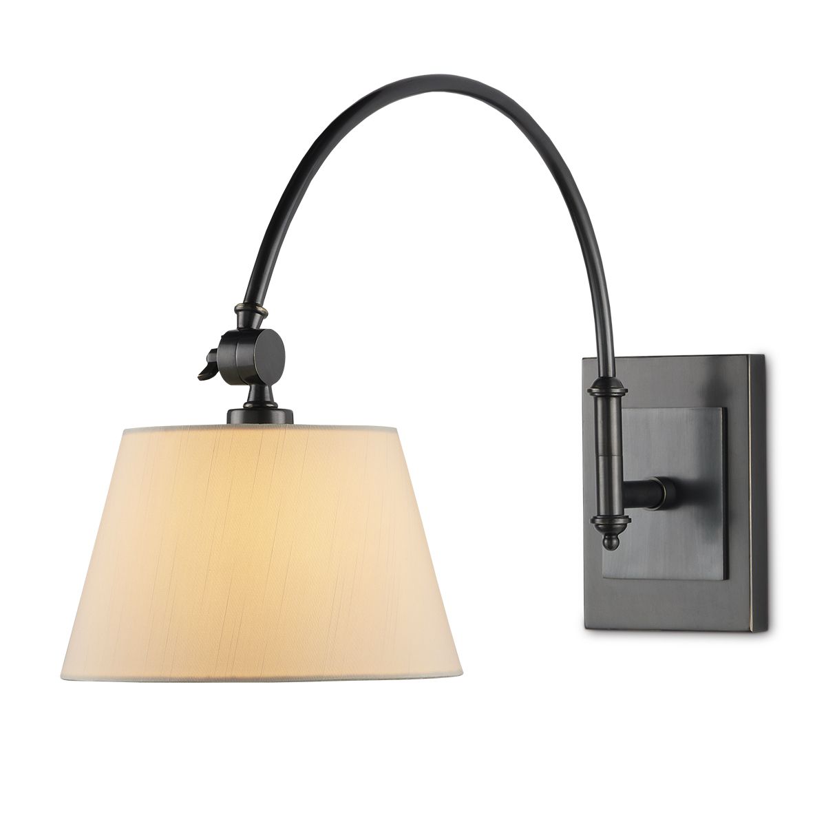 Currey & Company – Ashby Wandleuchte 1-flammig Bronze