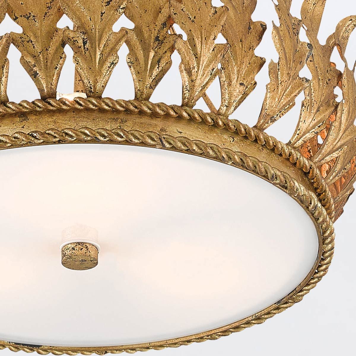 Currey & Company – Biddulph Deckenleuchte 3-flammig Gold