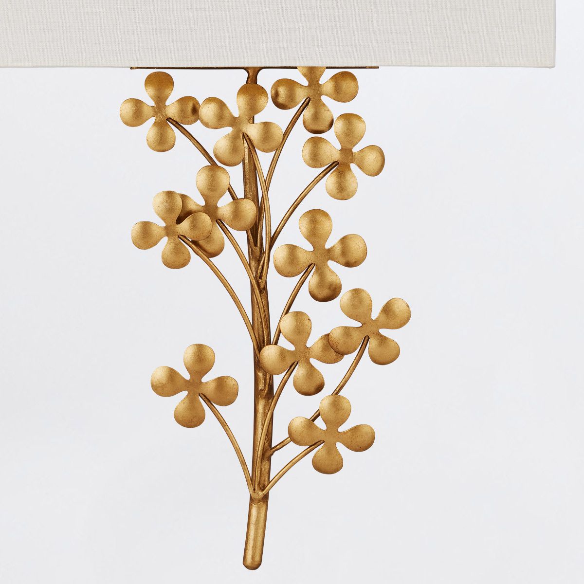 Currey & Company – Cloverfield Wandleuchte 2-flammig Gold