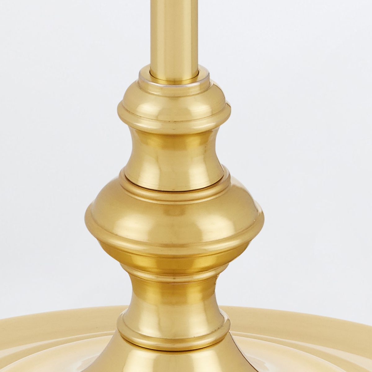 Currey & Company – Deauville Stehleuchte 1-flammig Gold/Natur