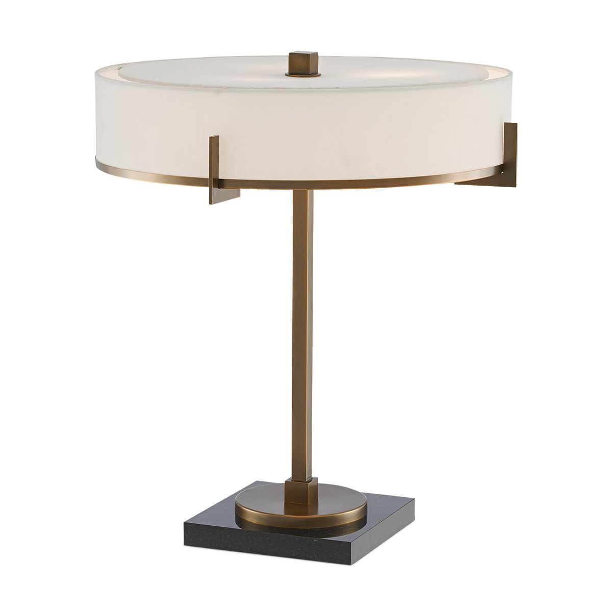 Currey & Company – Jacobi Tischleuchte 3-flammig Gold