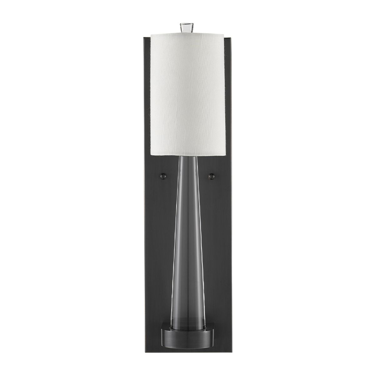 Currey & Company – Junia Wandleuchte 1-flammig Transparent/Bronze