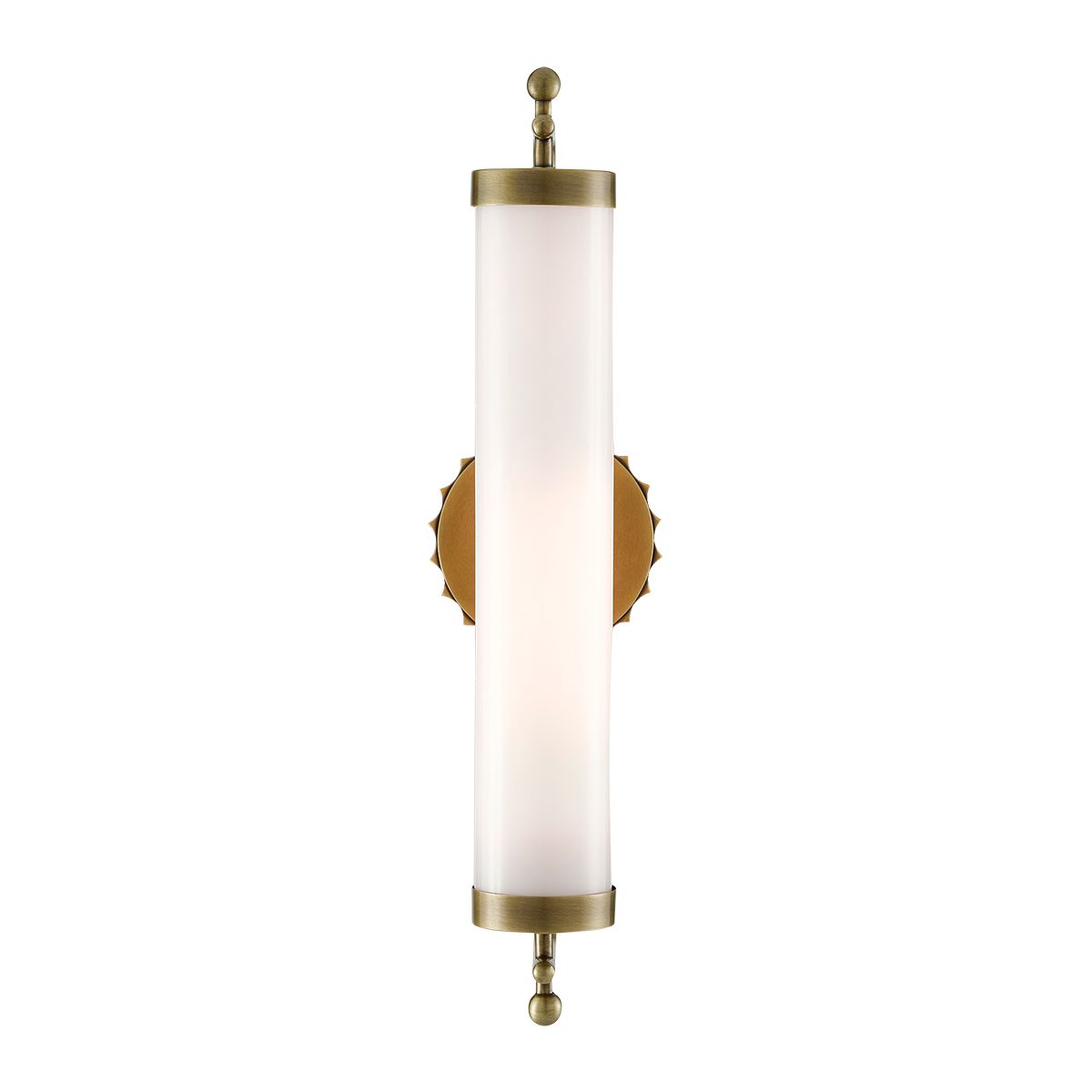 Currey & Company – Latimer Wandleuchte 1-flammig Weiß/Gold