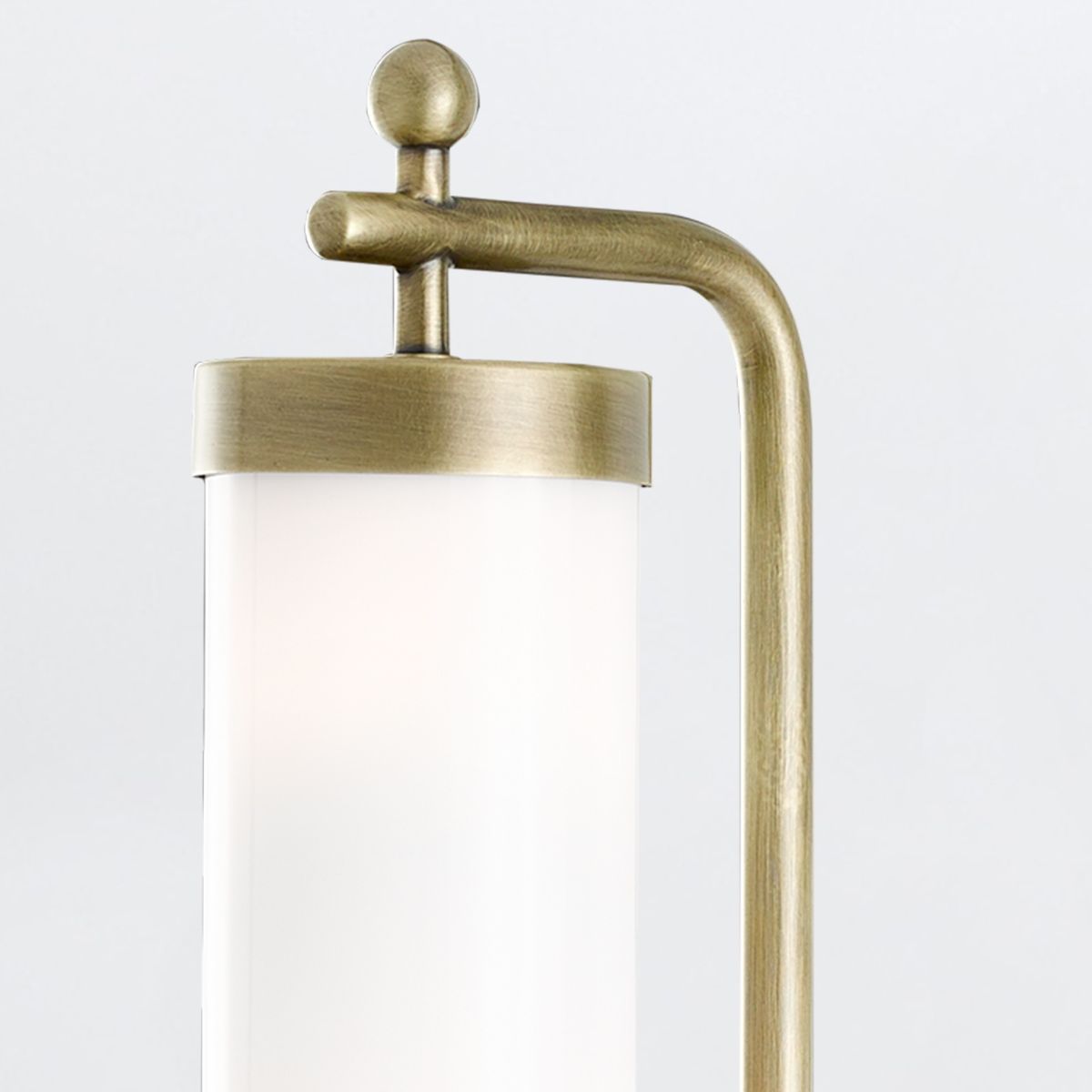 Currey & Company – Latimer Wandleuchte 1-flammig Weiß/Gold