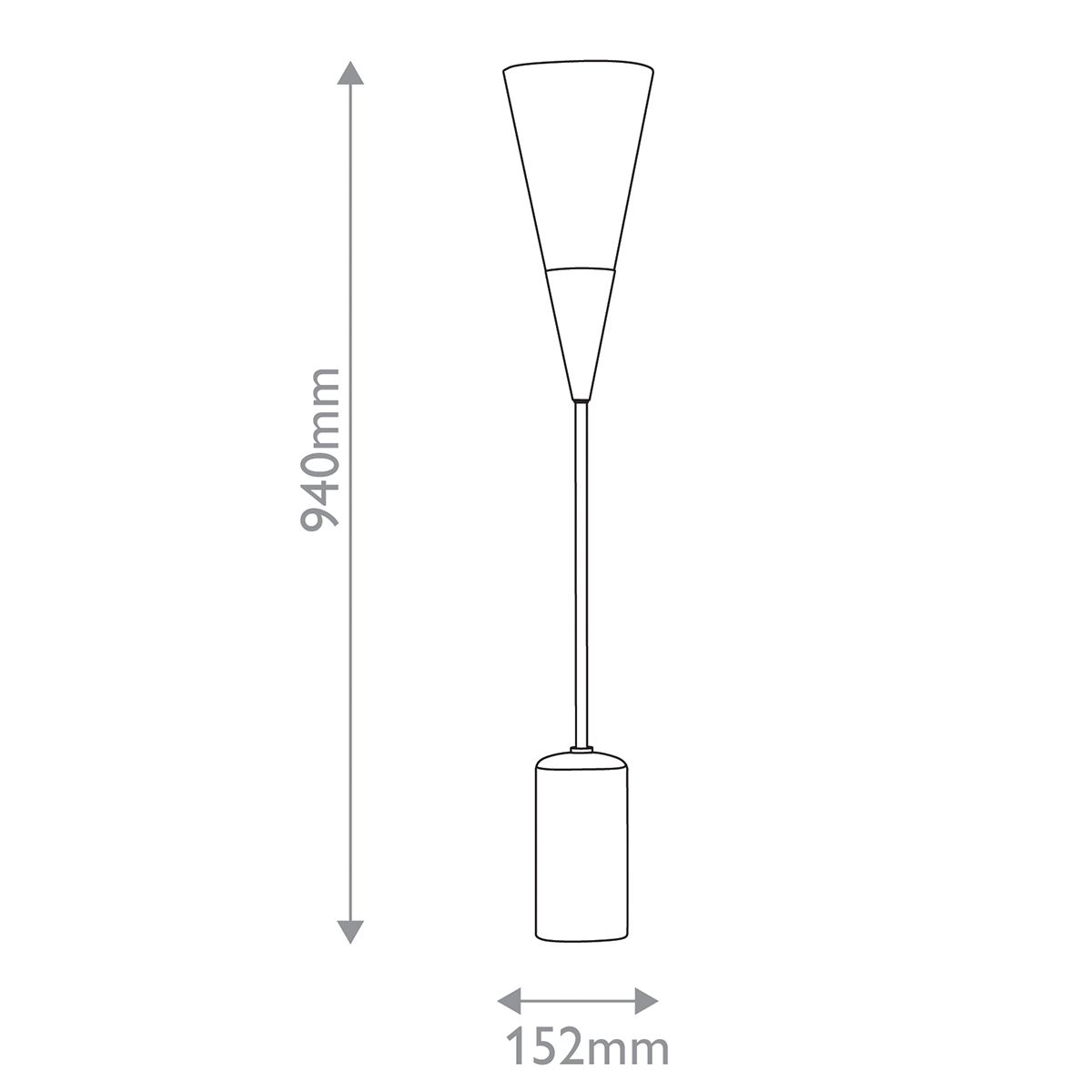 Currey & Company – Martini Tischleuchte 1-flammig Gold/Schwarz