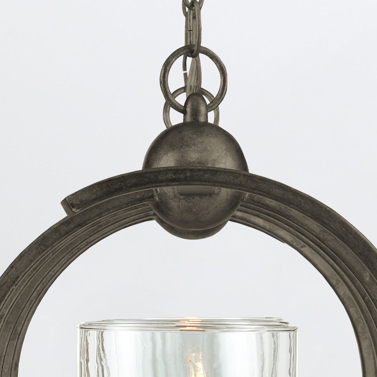 Currey & Company – Maximus Kronleuchter 5-flammig Bronze/Transparent