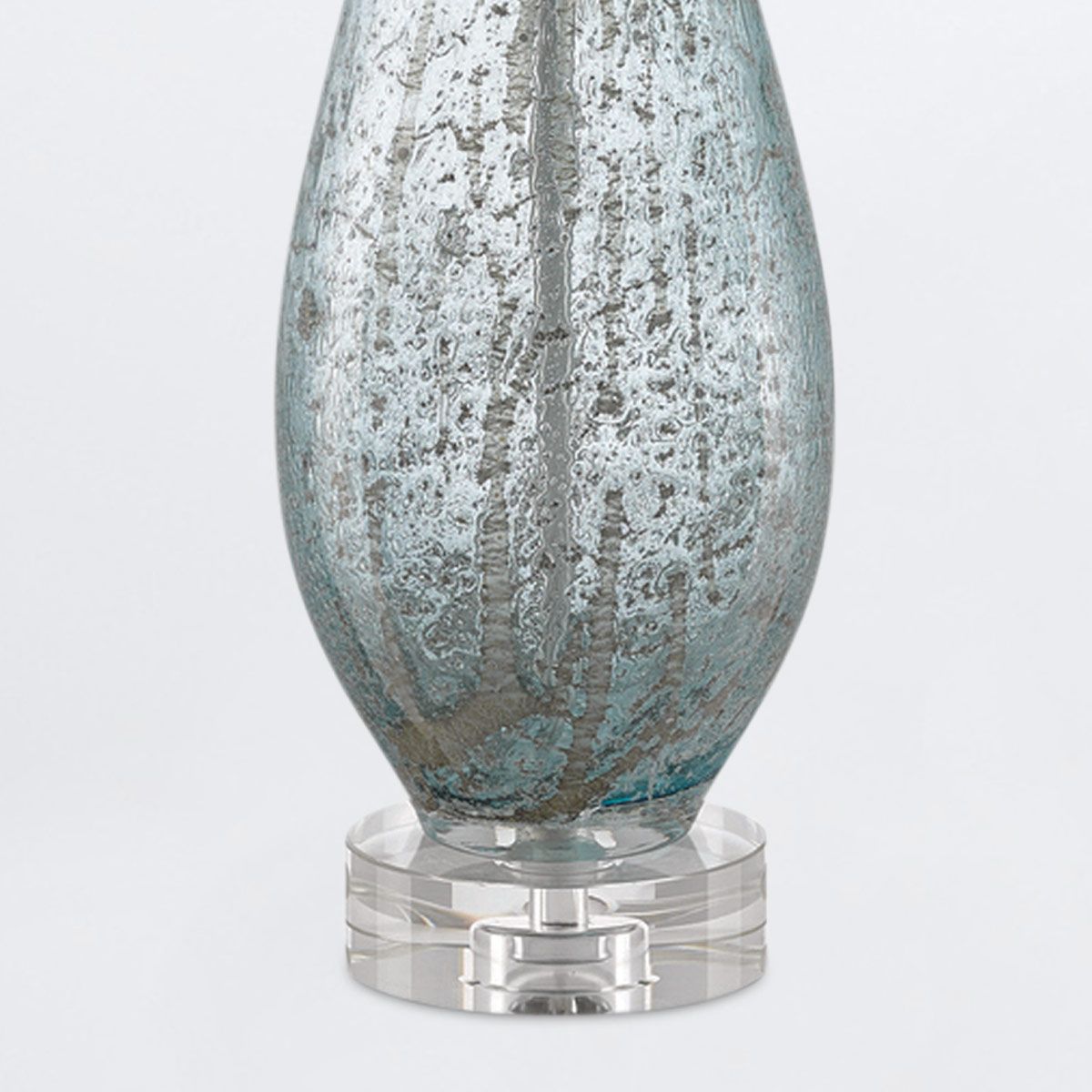 Currey & Company – Optimist Tischleuchte 1-flammig Blau