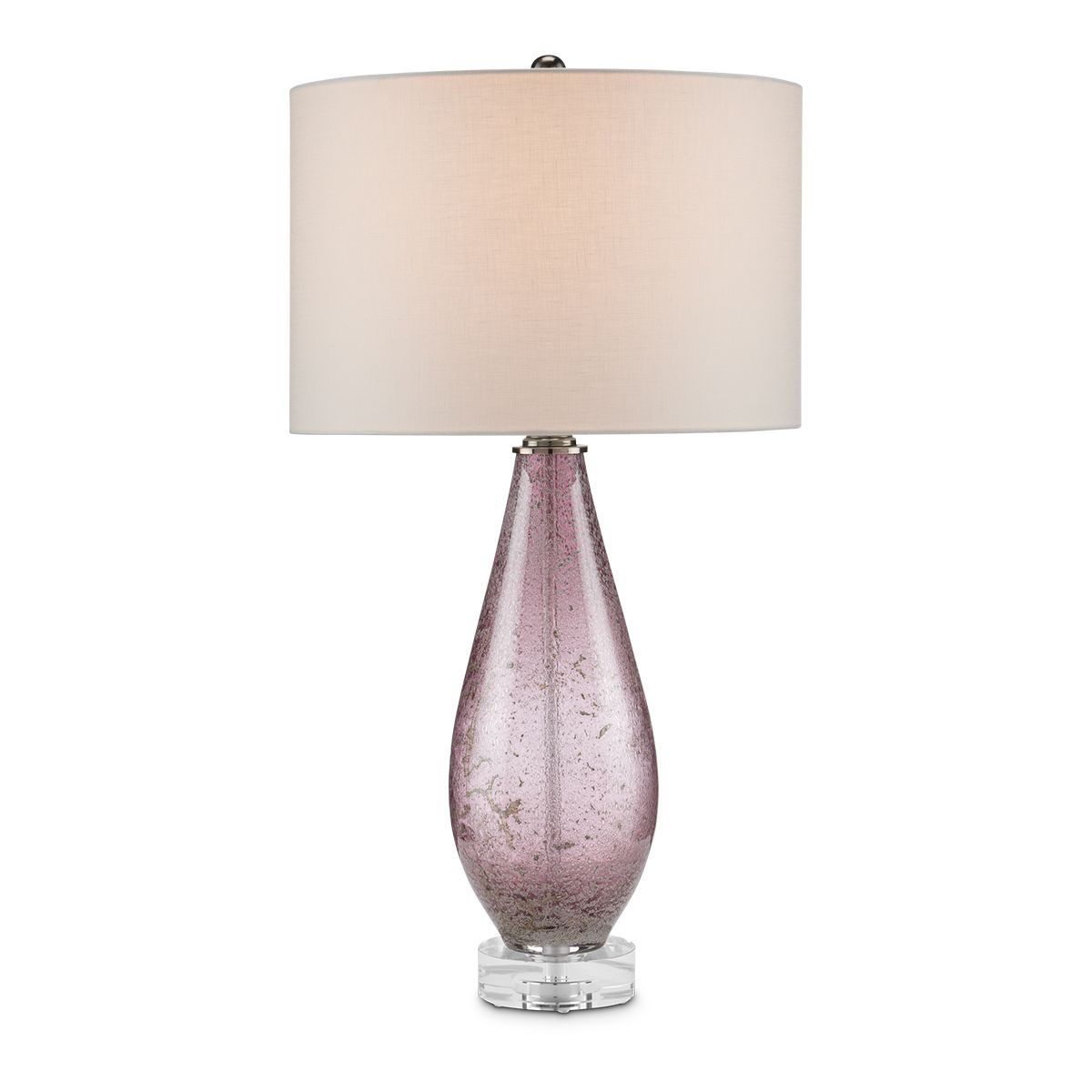 Currey & Company – Optimist Tischleuchte 1-flammig Lila