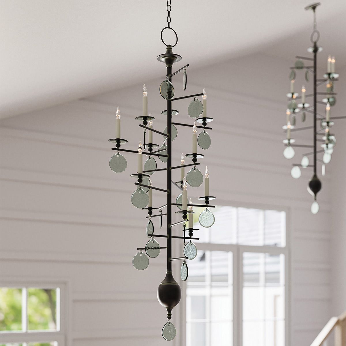 Currey & Company – Sethos Kronleuchter 12-flammig Old Iron