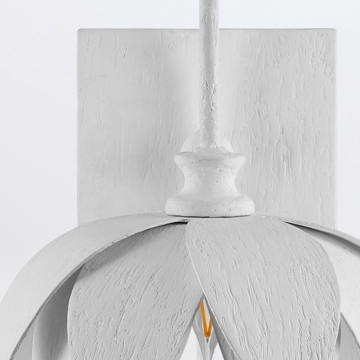 Currey & Company – Sweetheart Wandleuchte 1-flammig Weiß