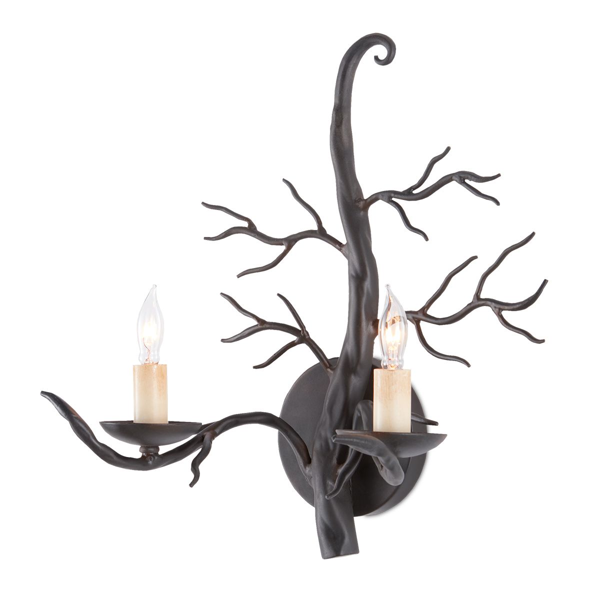 Currey & Company – Treetop Wandleuchte 2-flammig Old Iron