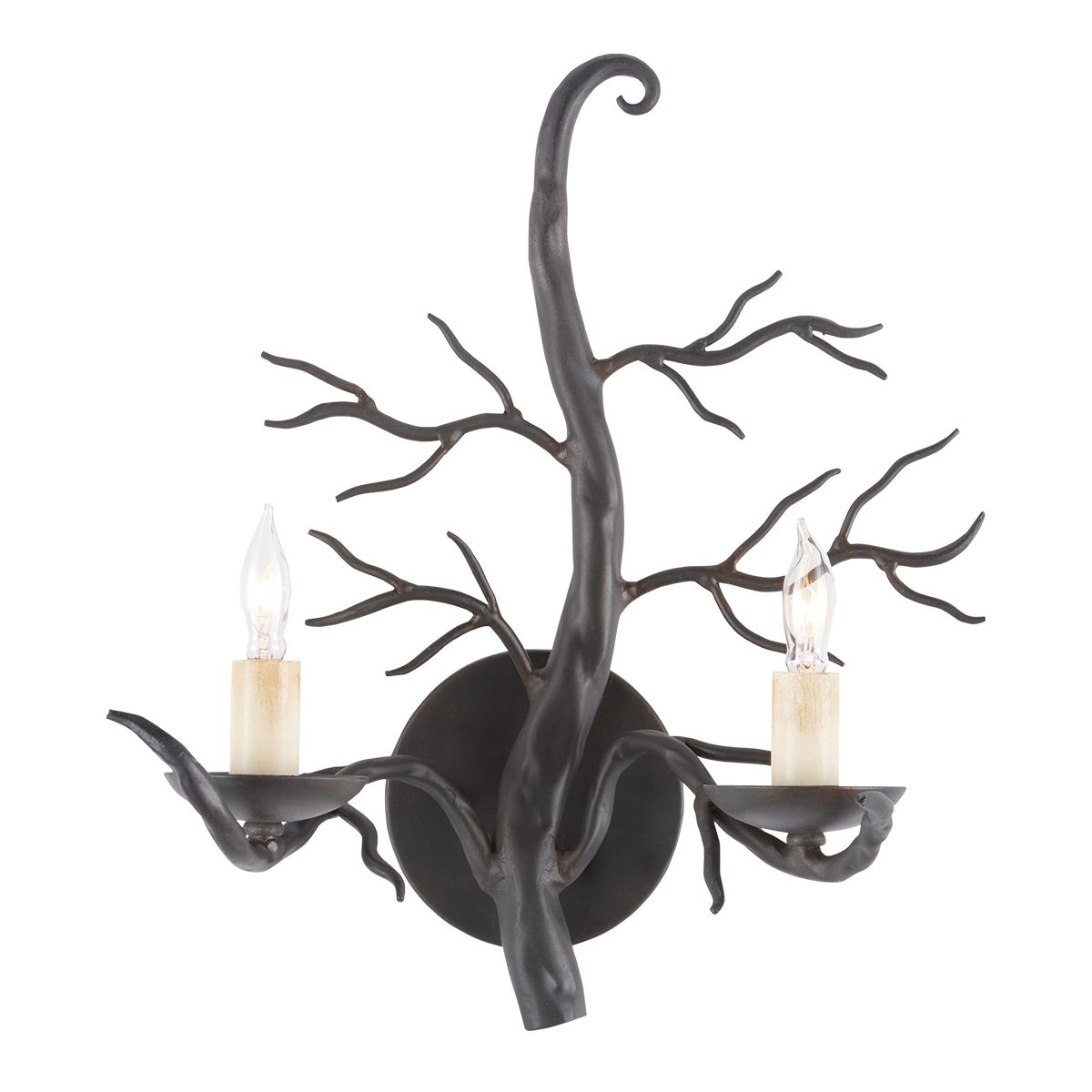 Currey & Company – Treetop Wandleuchte 2-flammig Old Iron