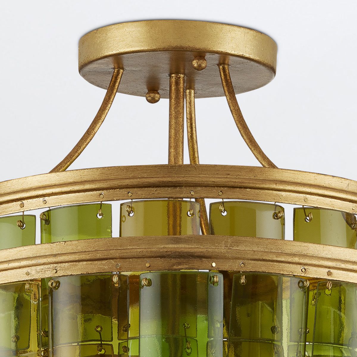 Currey & Company – Vintner Deckenleuchte 3-flammig Gold