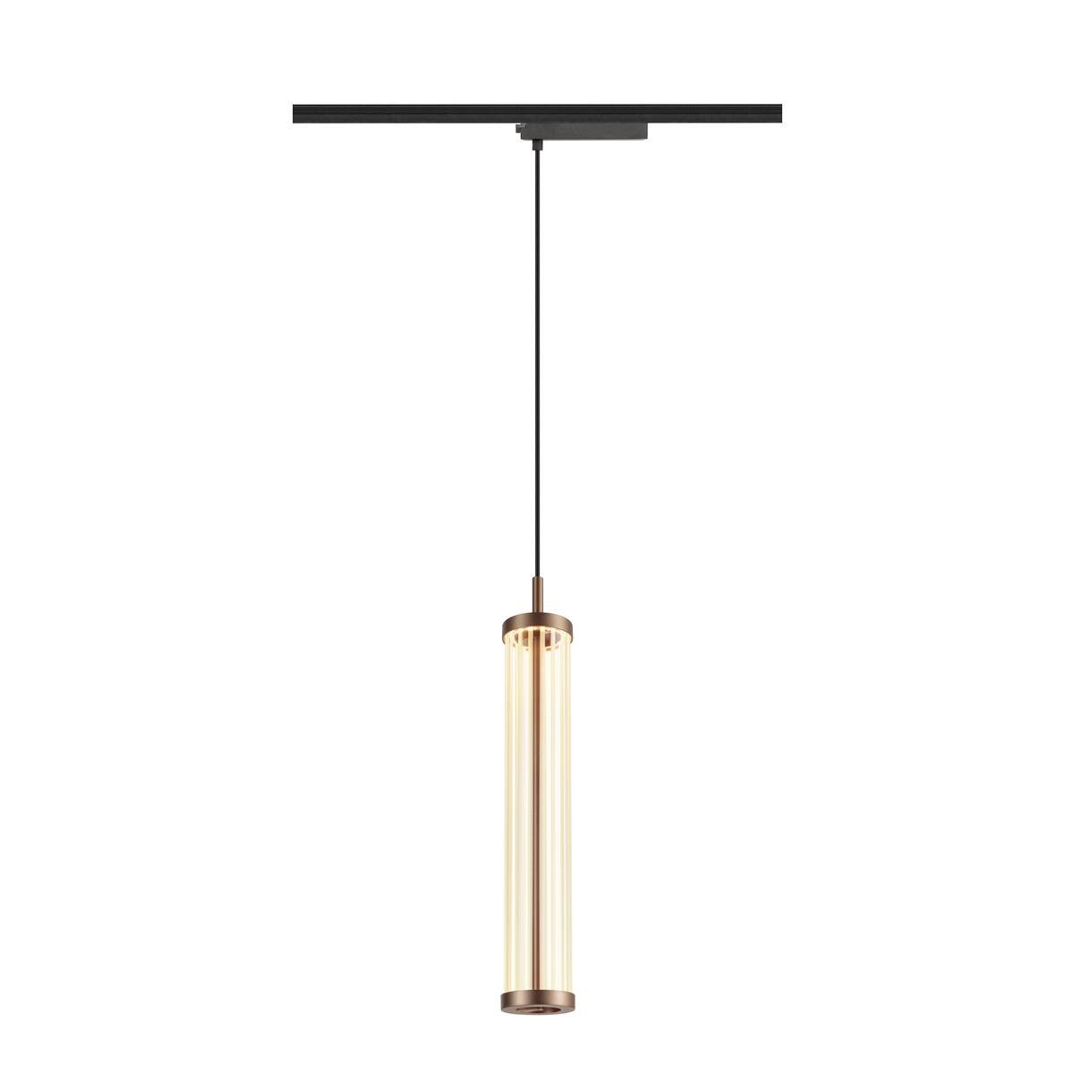 QUIMERA 1~ Pendelleuchte, Pendellänge 150cm, 2700K, PHASE, dunkel kupfer - SLV - 1008043