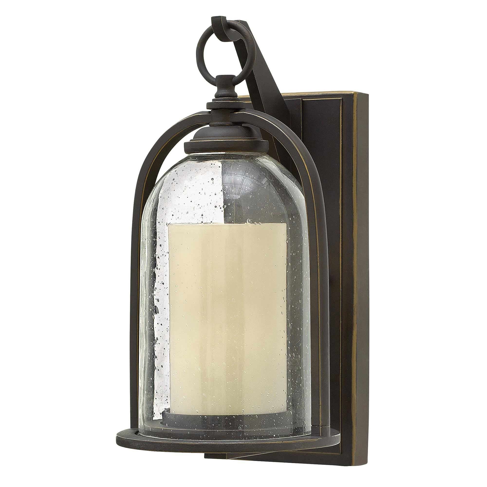 Quincy Kleine Wandlaterne mit 1 Licht, geölte Bronze - Elsteadlighting - HK - QUINCY - S