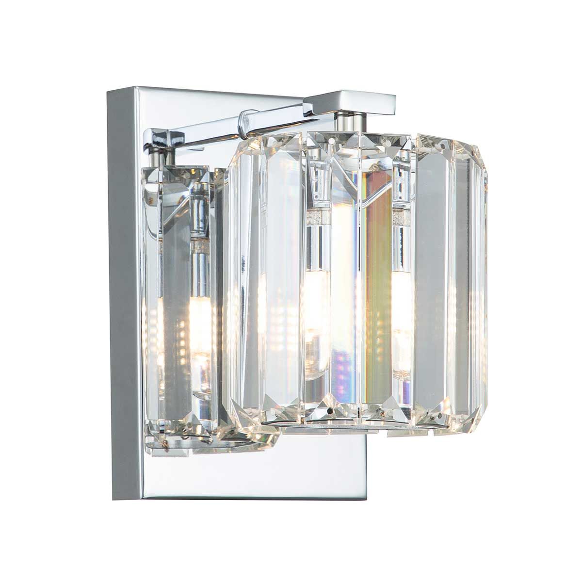 Wandleuchte Divine 1 Licht - Poliertes Chrom