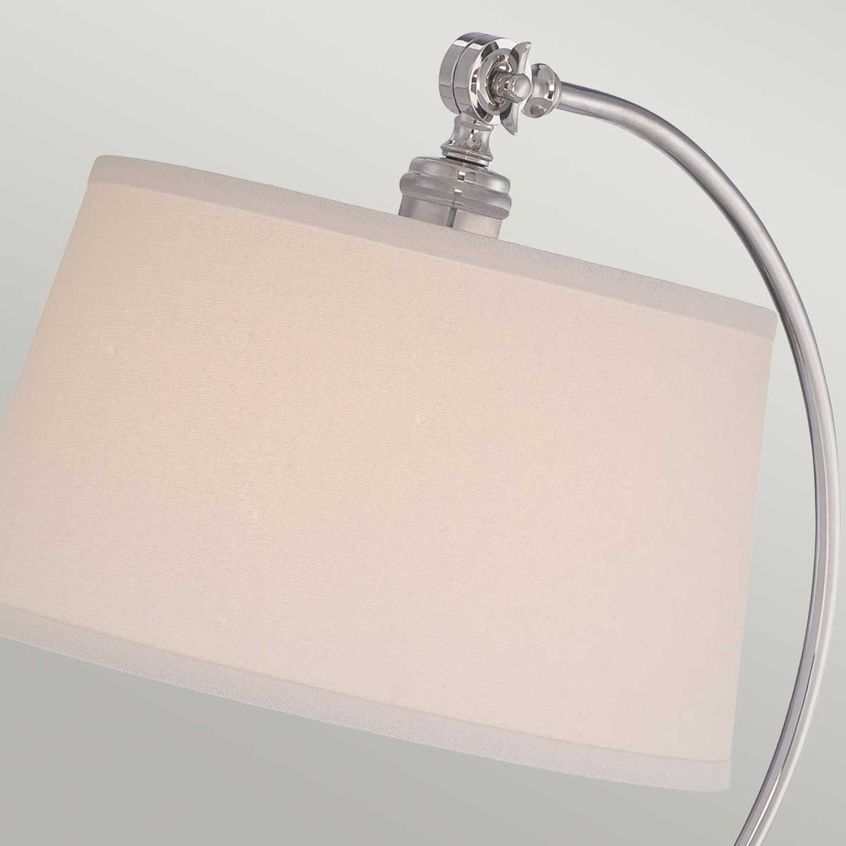 Tischlampe Jenkins mit 1 Licht, poliertes Nickel