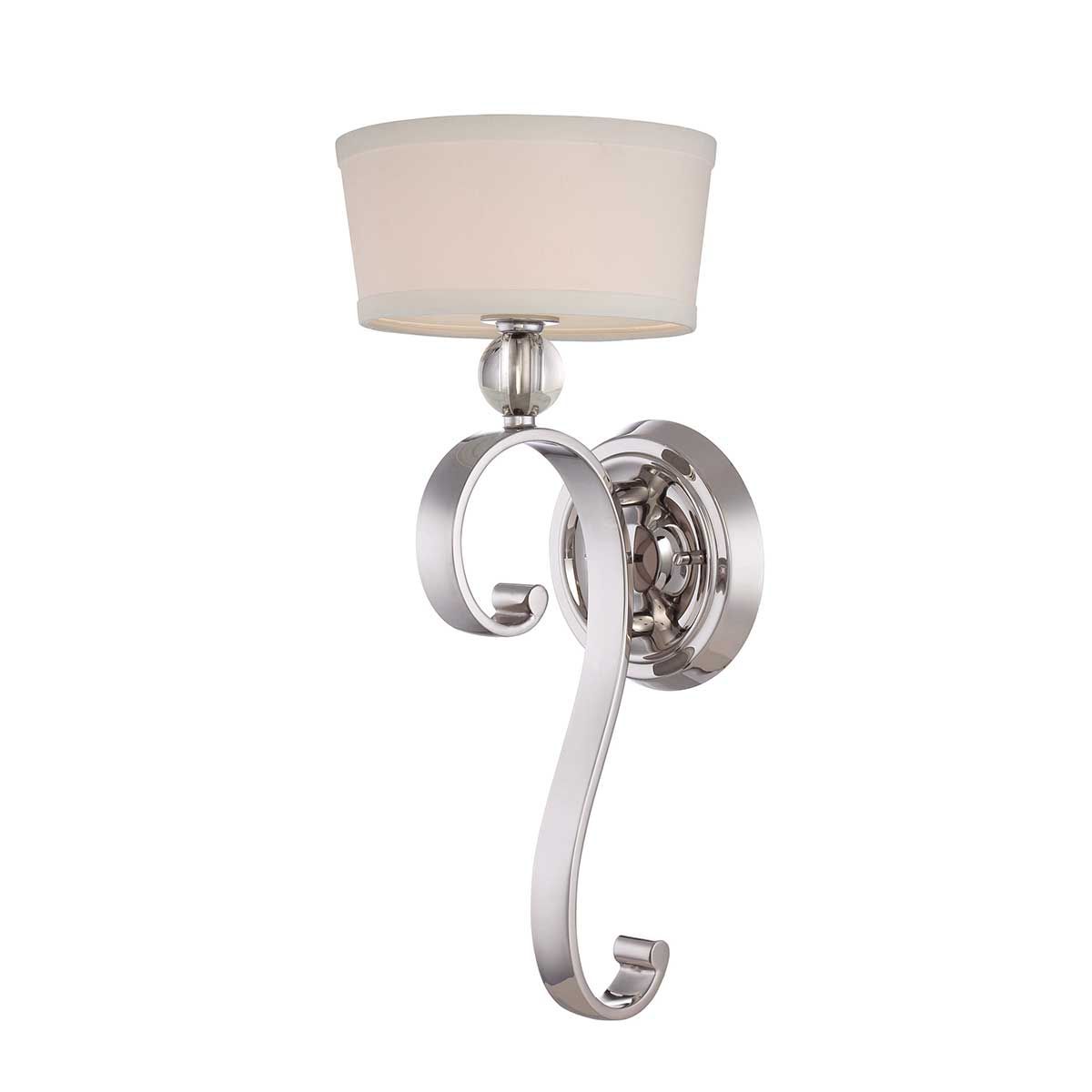 Madison Manor 1-flammige Wandleuchte - Imperialsilber