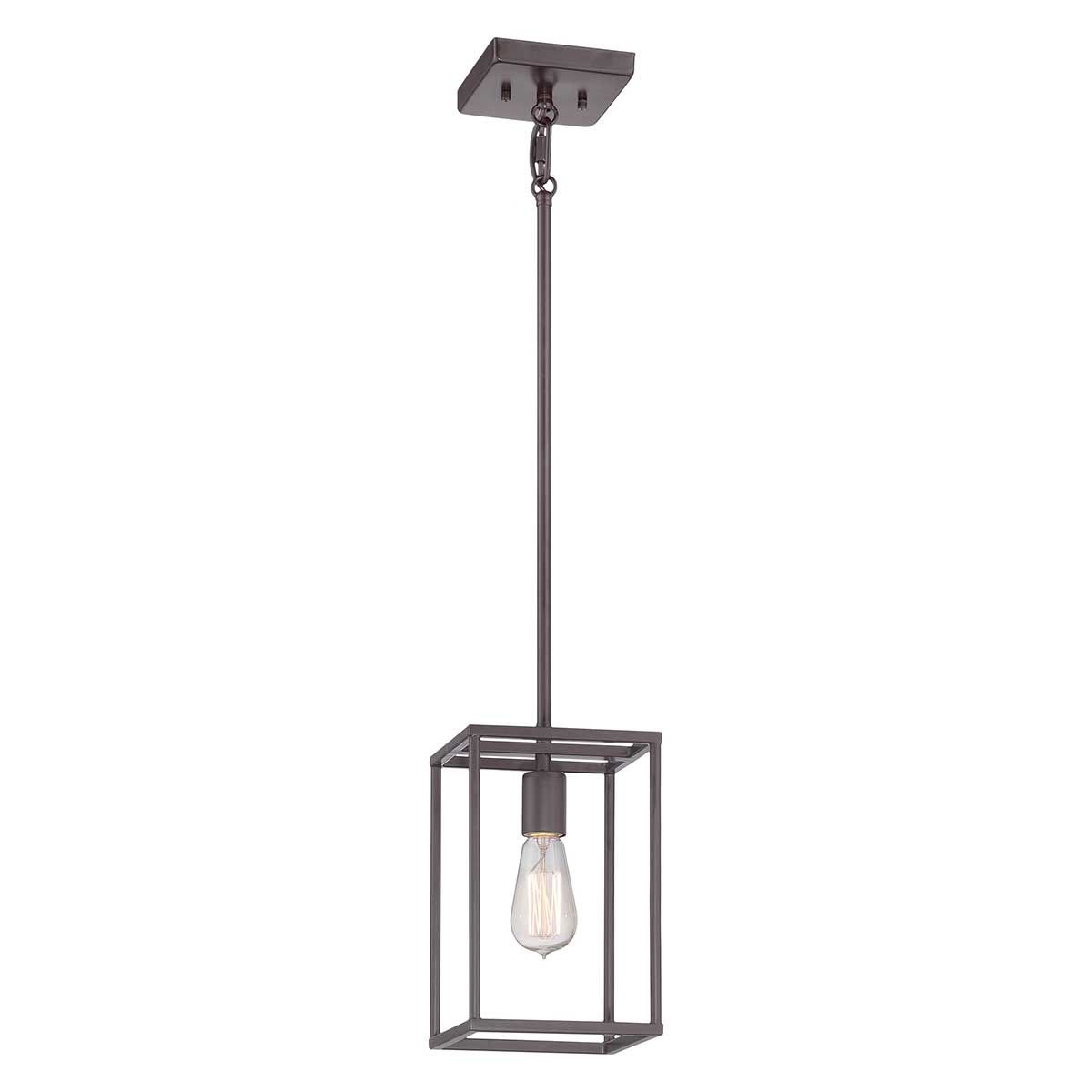 New Harbor 1-flammige Mini-Pendelleuchte - Western-Bronze