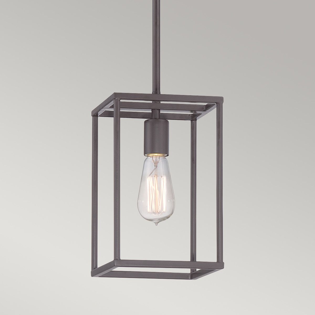 New Harbor 1-flammige Mini-Pendelleuchte - Western-Bronze