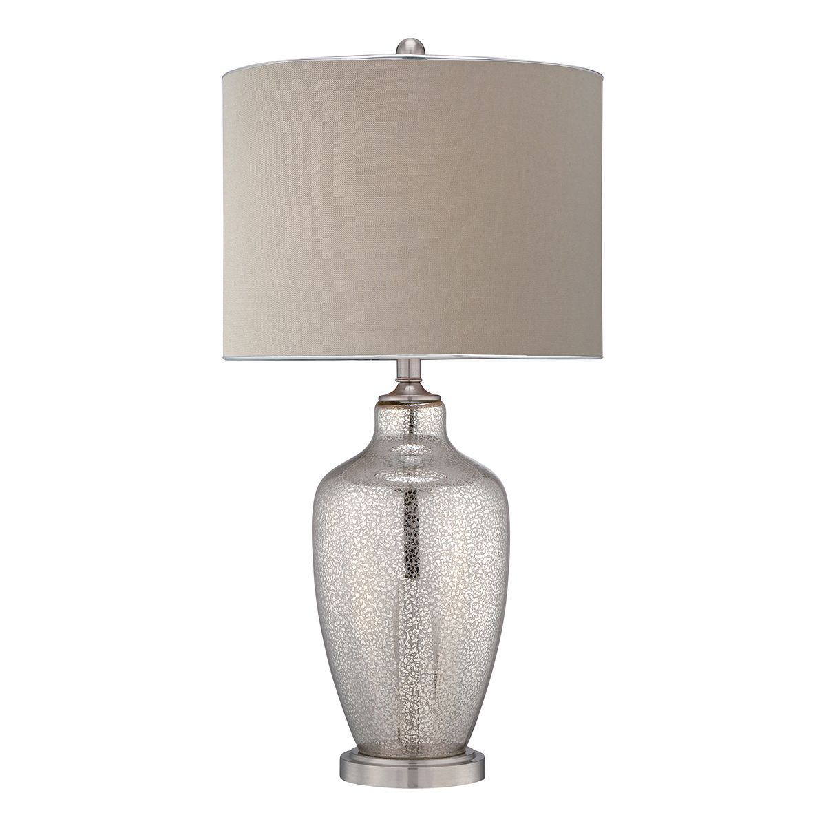 Nicolls 1-flammige Tischlampe - Quecksilberglas