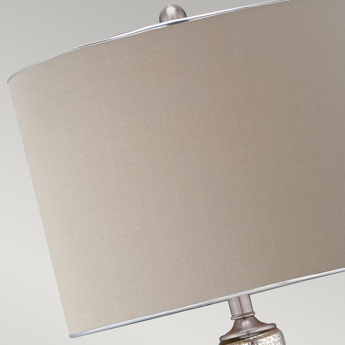 Nicolls 1-flammige Tischlampe - Quecksilberglas