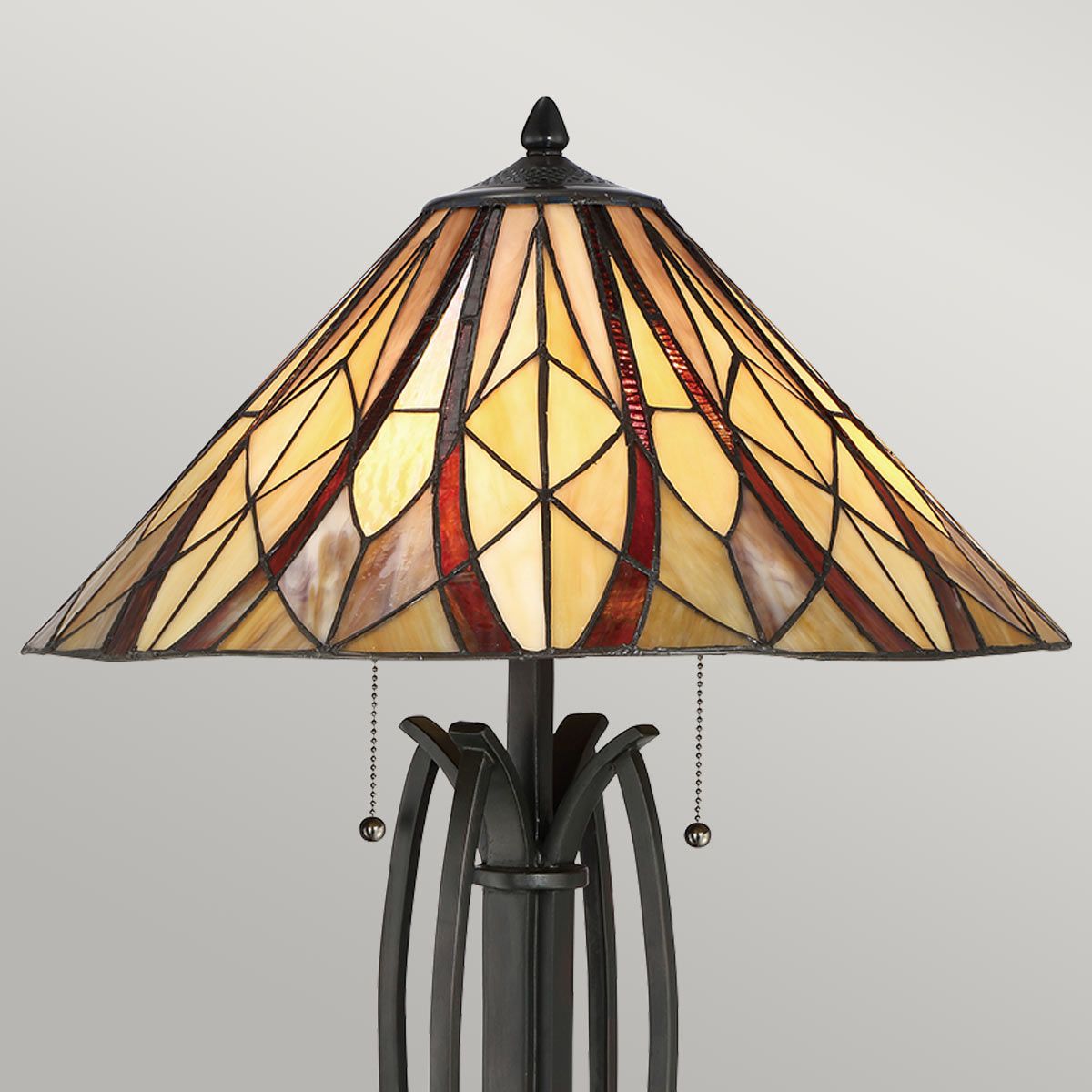Victory 2-flammige Tischlampe - Valiant Bronze
