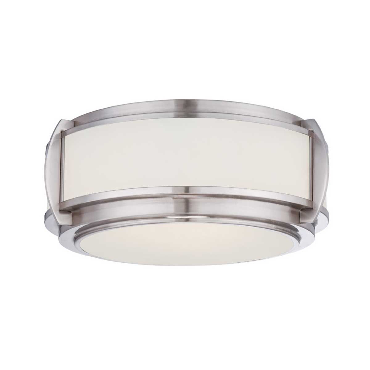 Deckenleuchte Wilkinson mit 3 Lichtern, gebürstetes Nickel